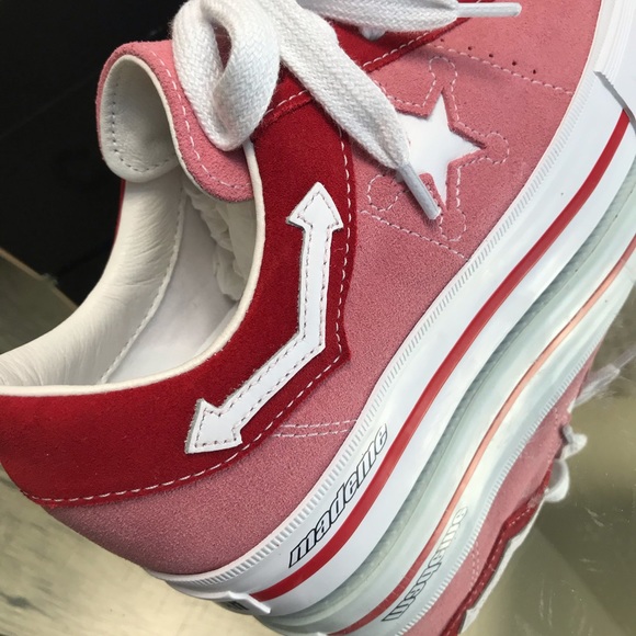 Con&Mademe One Star Platform Suede OX Pink Icing W - Picture 7 of 8